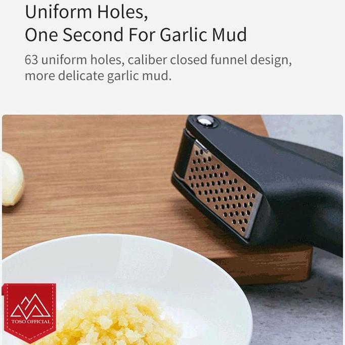 Huohou Penghancur Bawang Garlic Presser Manual Garlic Crusher