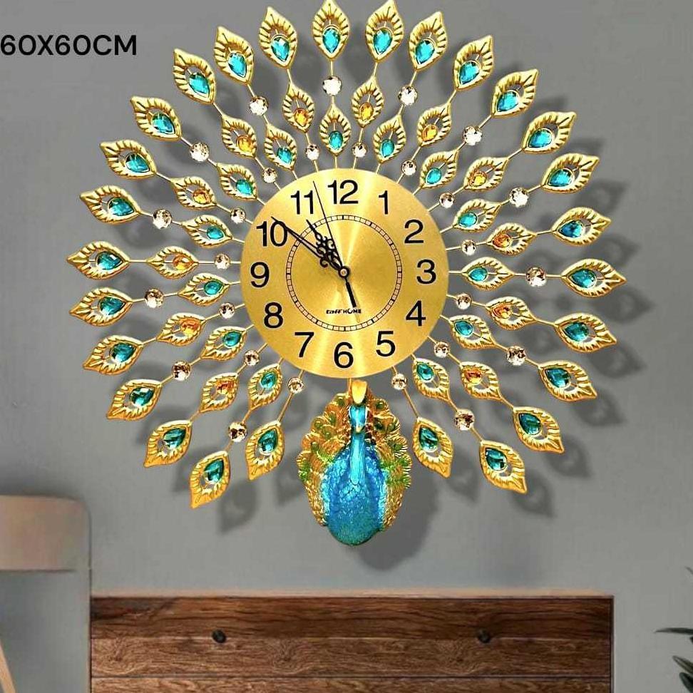 JAM DINDING MERAK JUMBO NEW STYLE HIASAN DINDING RUANG TAMU