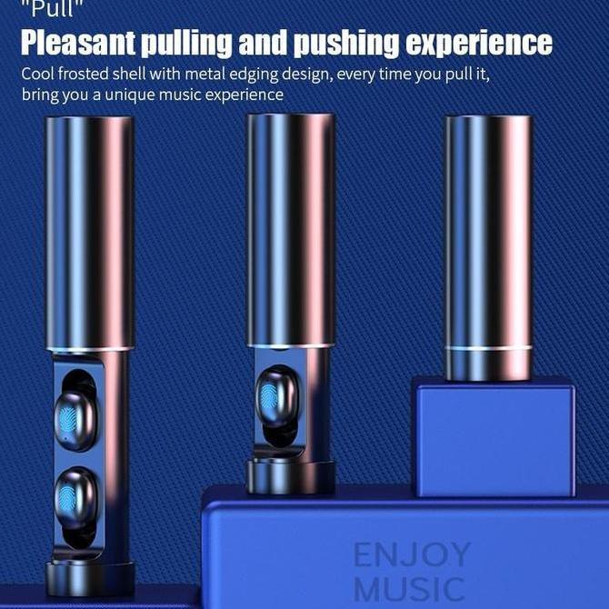 N21 Headset Bluetooth Earphone With Flashlight Tws Wireless Earbuds Touch Control Stereo