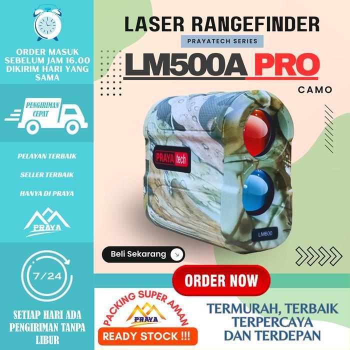 Prayatech Rangefinder Laser Teropong Ukur Jarak Range Finder Digital Terbaru Original Dan Terpercaya