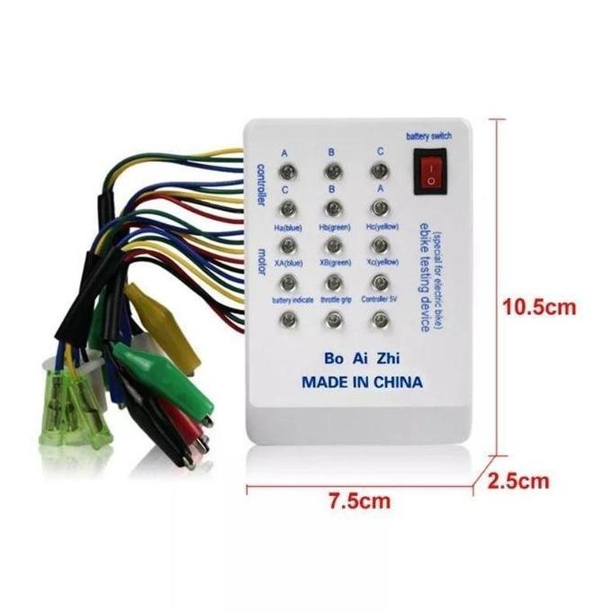 Tester controller alat tes kerusakan kontroler dinamo komponen sepeda listrik motor listrik spare pa