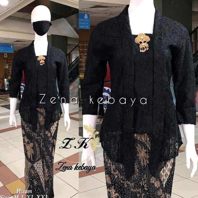 Setelan Dan Atasan Kebaya Modern Kebaya Kutu baru Brokat Motif Bunga Kebaya Wisuda Remaja Baju Konda