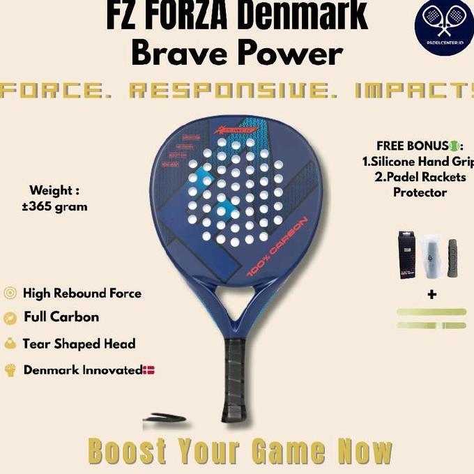 FZ Forza Brave Power Series Full Carbon Padel Racket