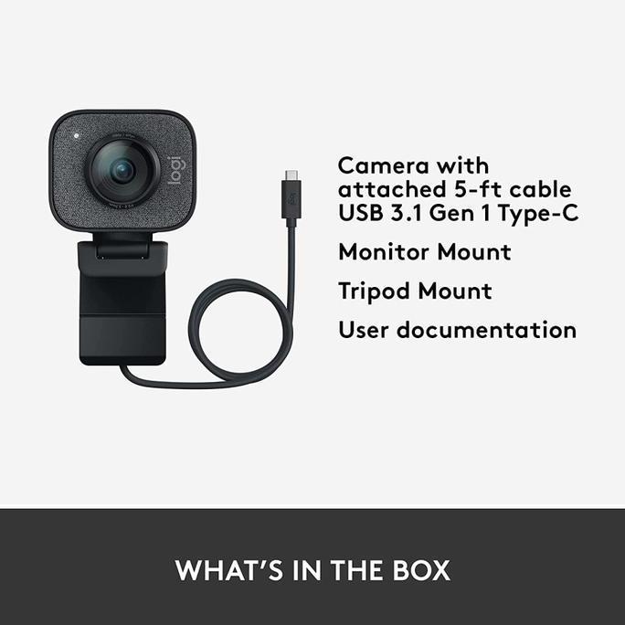 Logitech Streamcam Stream Cam Full Hd Usb-C Webcam