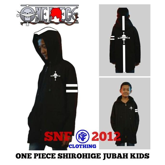 Jubah Anime Anak One Piece Shirohige