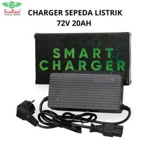 CHARGER SUNRACE 72 V - 20 AH SEPEDA LISTRIK