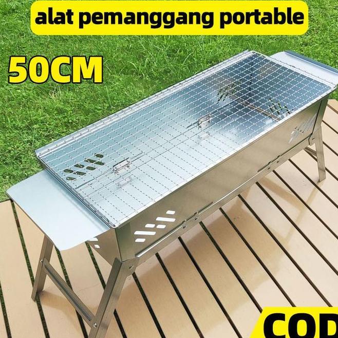 Alat Panggangan Ikan Sosis Ayam Panggangan Sate Arang Alat Pemanggang Roti Bakar Anti Lengket Kompor