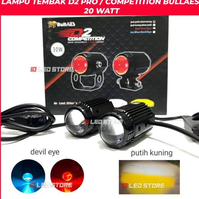 Promo Lampu Tembak Laser D2 Bullaes 20 watt Plus Bullaes Satuan Devil 20 Watt Harga Satuan Ada Kipas