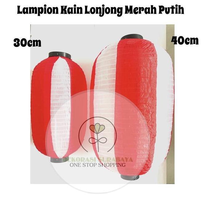#####] Lampion 17 agustus 30cm Merah putih