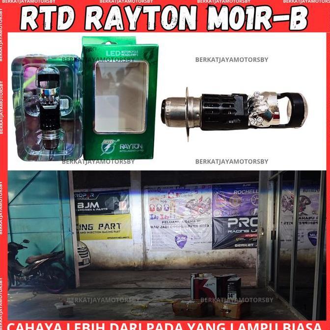 Promo RAYTON RTD LAMPU UTAMA H6 LED MOTOR M01RA DAN M01RB DAN M01RS CAHAYA BILED LAMPU MOTOR UNIVERS