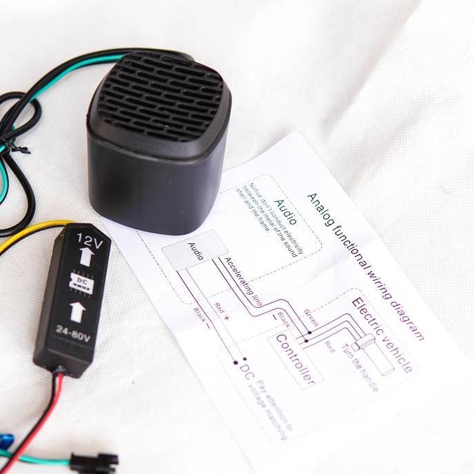 Suara Knalpot Motor Listrik Skuter Sepeda Listrik Engine Sound Simulator Kendaraan