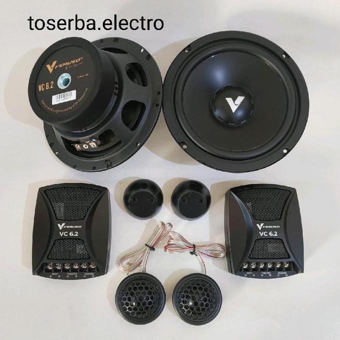 Murah Speaker Split 2Way 6,5 Inch Veruso Vc 6.2 By Vox Research Audio Mobil