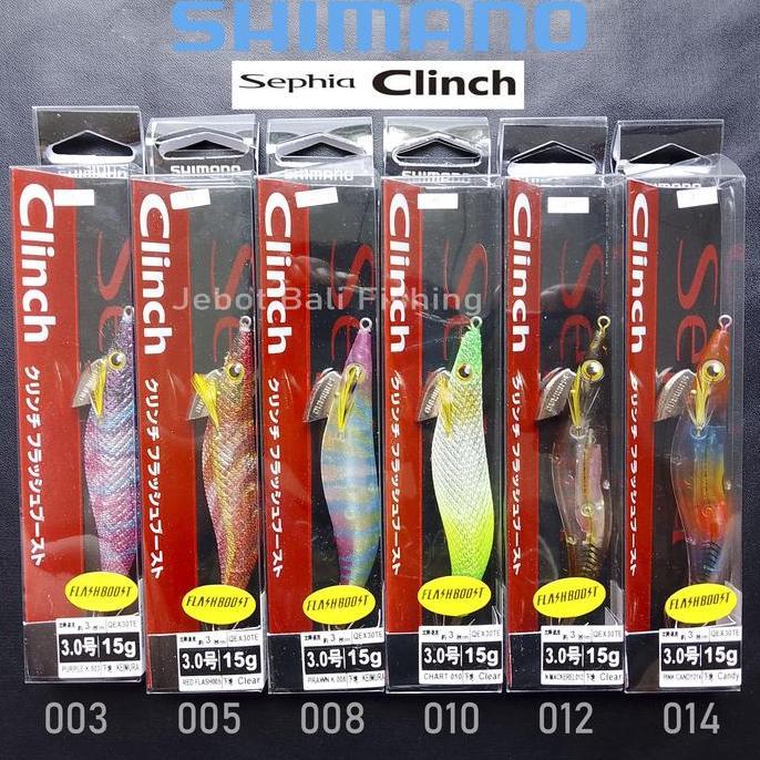 Egi SHIMANO CLINCH FlashBoost 3.0 - Umpan Pancing Cumi - Eging - Squid