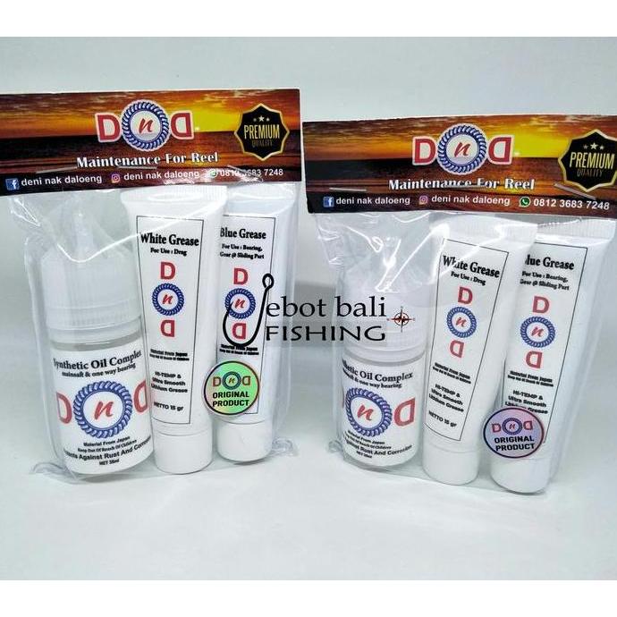 1 Set Grease DnD Original Deni Nak Daloeng - Gemuk Reel Pancing