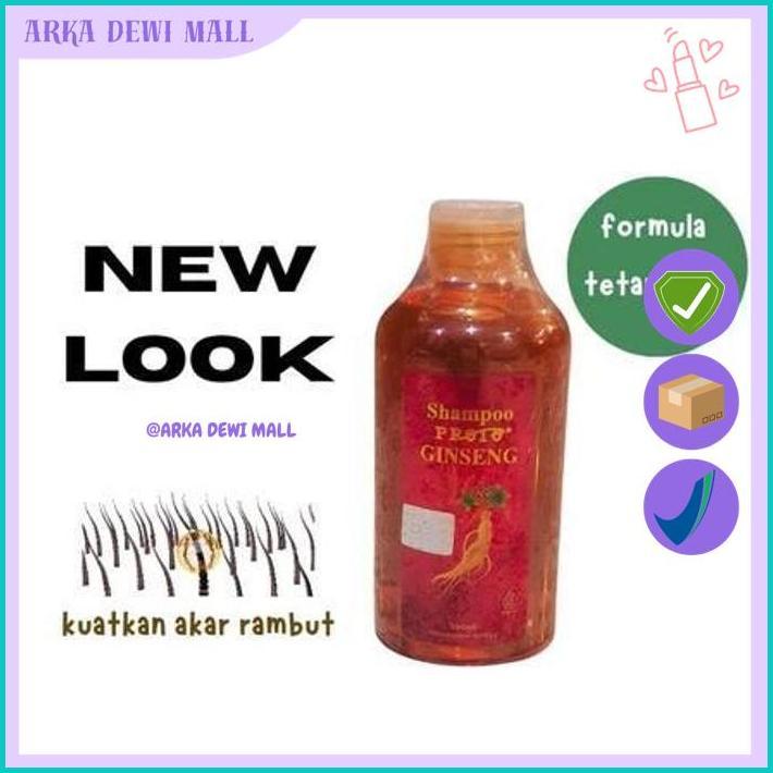 SHAMPO PROTO GINSENG ORIGINAL BPOM 250ML - PROTO SHAMPO GINSENG BPOM KUALITAS BERKELAS !!