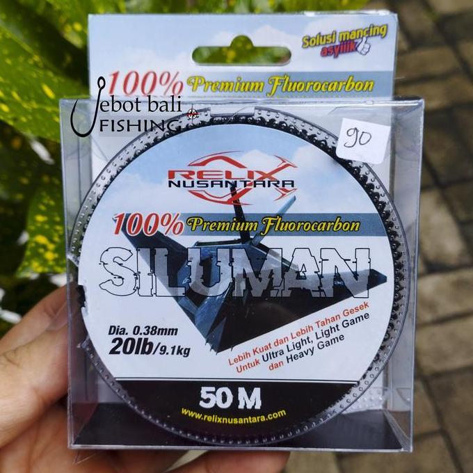 Leader Relix Nusantara Siluman 20 Lb - Senar Pancing - Tali Leader