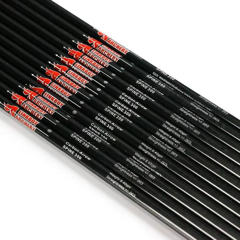 Shaft arrow Linkboy archery Glossy 100% pure carbon