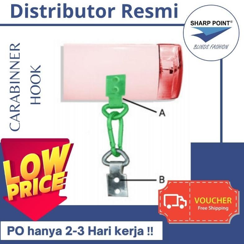 Carabiner Hook, Penahan Angin Roller Blind, Penahan Roller Blind