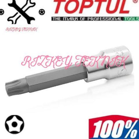 Toptul Pentacle Bit Socket Long T40 BCOA1640 sok bintang 5 / segi 5 MURAH