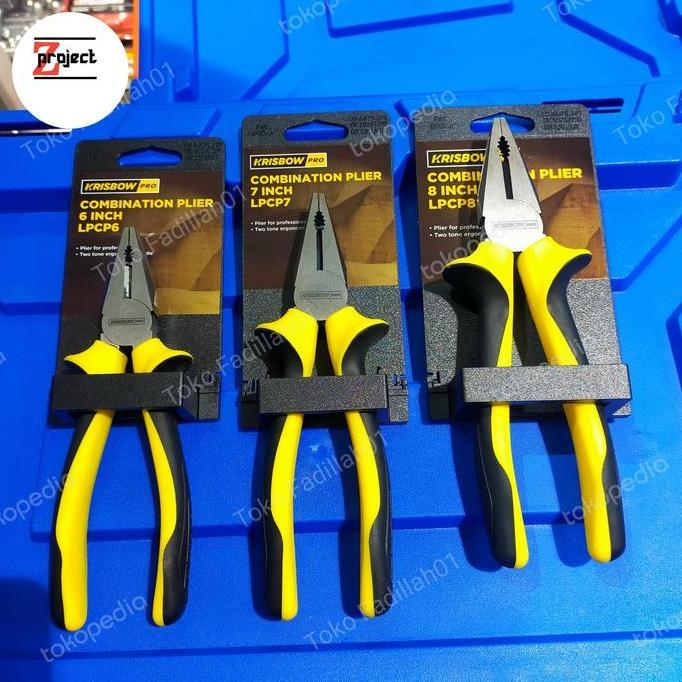 KRISBOW tang kombinasi 6 inch 7 inch 8 inch / Tang kombinasi krisbow ASLI