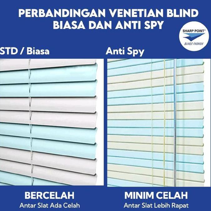 Forhom Tirai Jendela Gorden Jendela PVC Venetian Blind Kerei Jendela Tirai Gulung 40x180 60x180 Tira