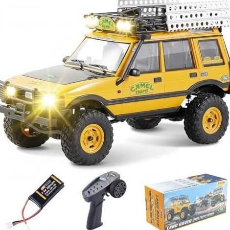EAZYRC FMS 1/24 FCX24M RC Crawler RTR, Land Rover Series with Licensed, 1/24 RC Truck 4X4 Mini