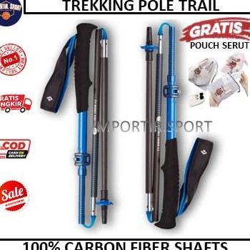 TERBARU trekking pole distance carbon flz - trail running black diamond - 1psg PROMO