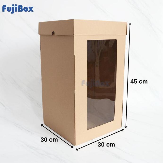 ( 5 Pcs ) KOTAK BOX DUS KUE TART TINGGI 30 x 30 x 45