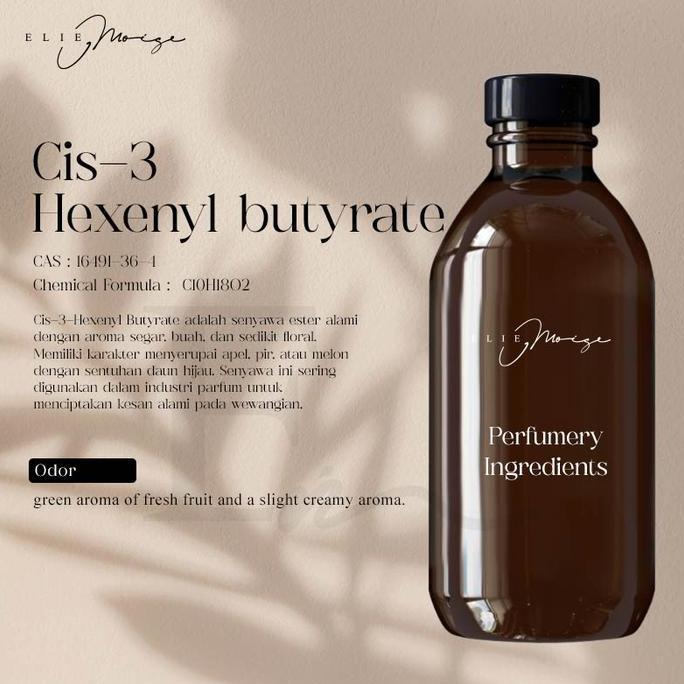 Cis-3 Hexenyl Butyrate 10% Natural Isolates Bahan Parfum Perfumery Ingredients By Elie Moise