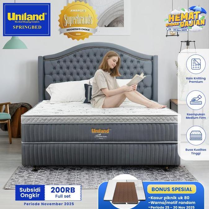 Uniland Springbed Rivera Emira Plushtop Full Set