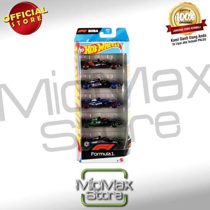 opaljavanes99 - hot wheels 5 pack race team formula 1 jgf58 paket koleksi f1
