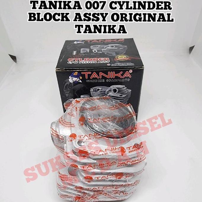 Open DS] TANIKA 007 Cylinder Block Assy Blok Komplit Boringan Chainsaw Senso Sinso Gergaji Mesin Ori