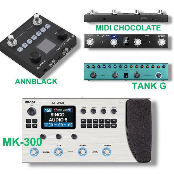 Mvave Guitar Effect Pedal Tank G Midi MK3 Multi Effect