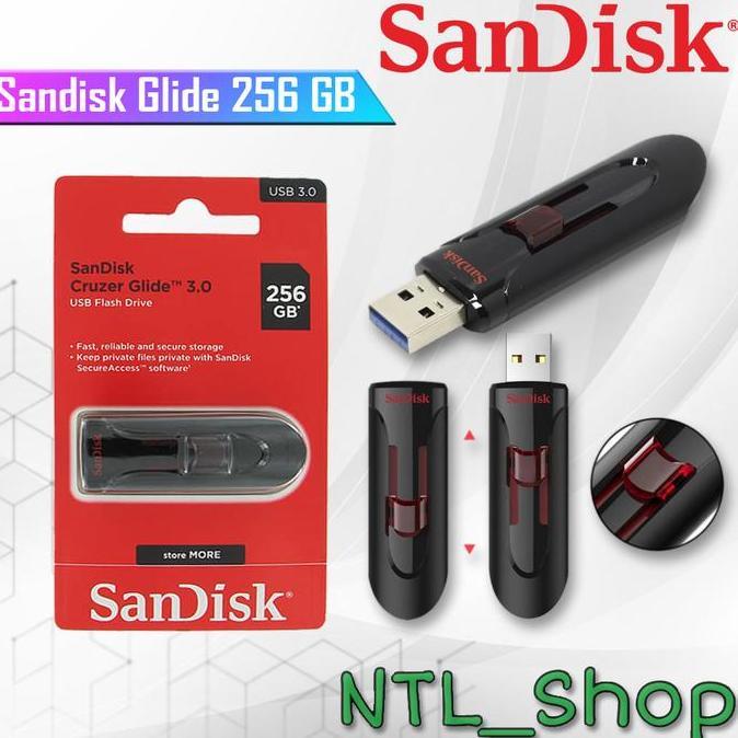 Flashdisk Sandisk Glide 256gb