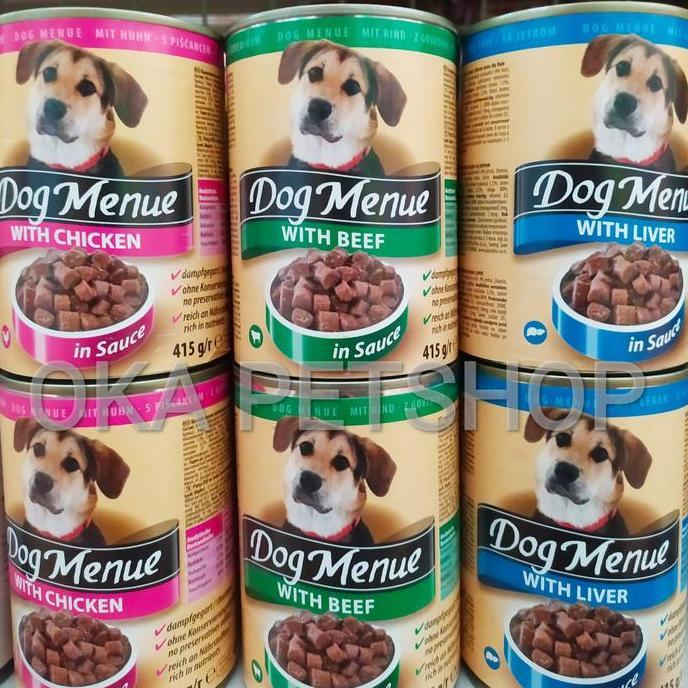 Promo Makanan Anjing Dog Menue 415Gr - Makanan Basah Anjing Dog Menue 415Gr Cod