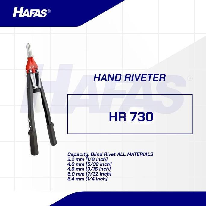 NEW Hand Riveter, Tang Rivet SRC HR-730