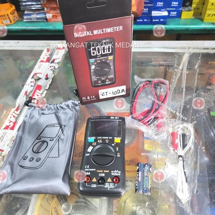 TERMURAH - ZT 102A 102 A DIGITAL MULTIMETER MULTITESTER AVOMETER LCD ZOTEK ZT102A