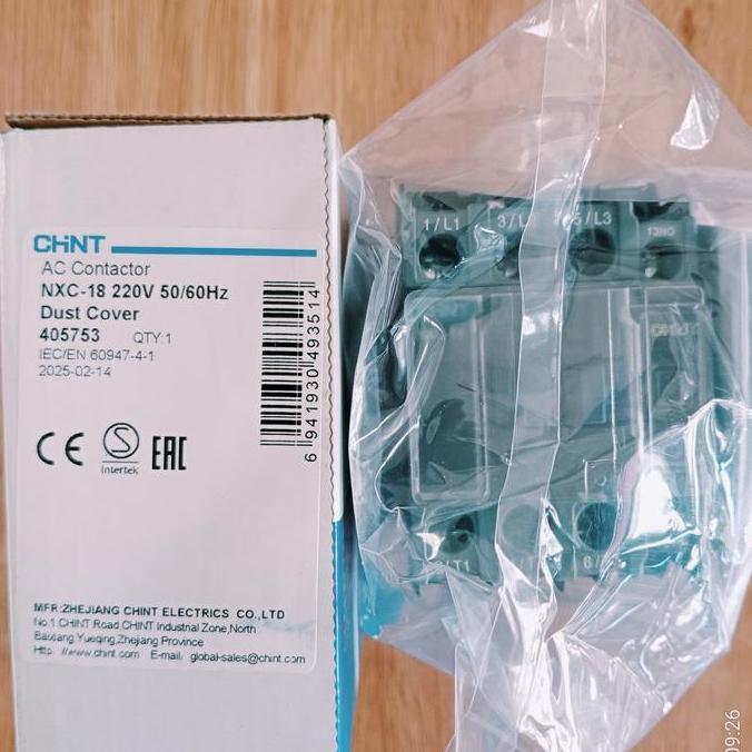 kontaktor NXC-18 220 volt chint