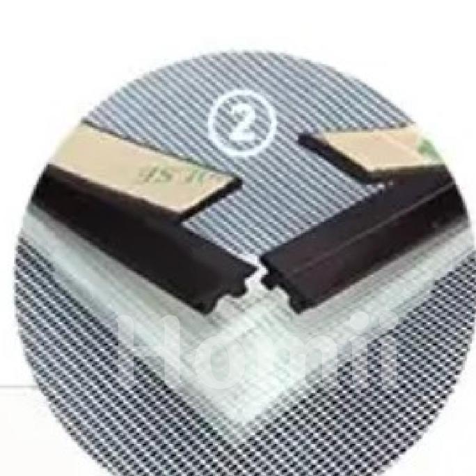 New- Homii Double Magnet DIY Kasa Nyamuk Fiberglass (Magnet Double Tape + Magnet Karet) Sepasang Mag