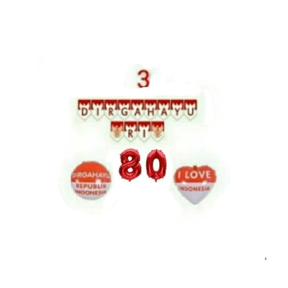 Paket Dekorasi Dirgahayu Ri/Paket Hut Ri 17 Agustus New