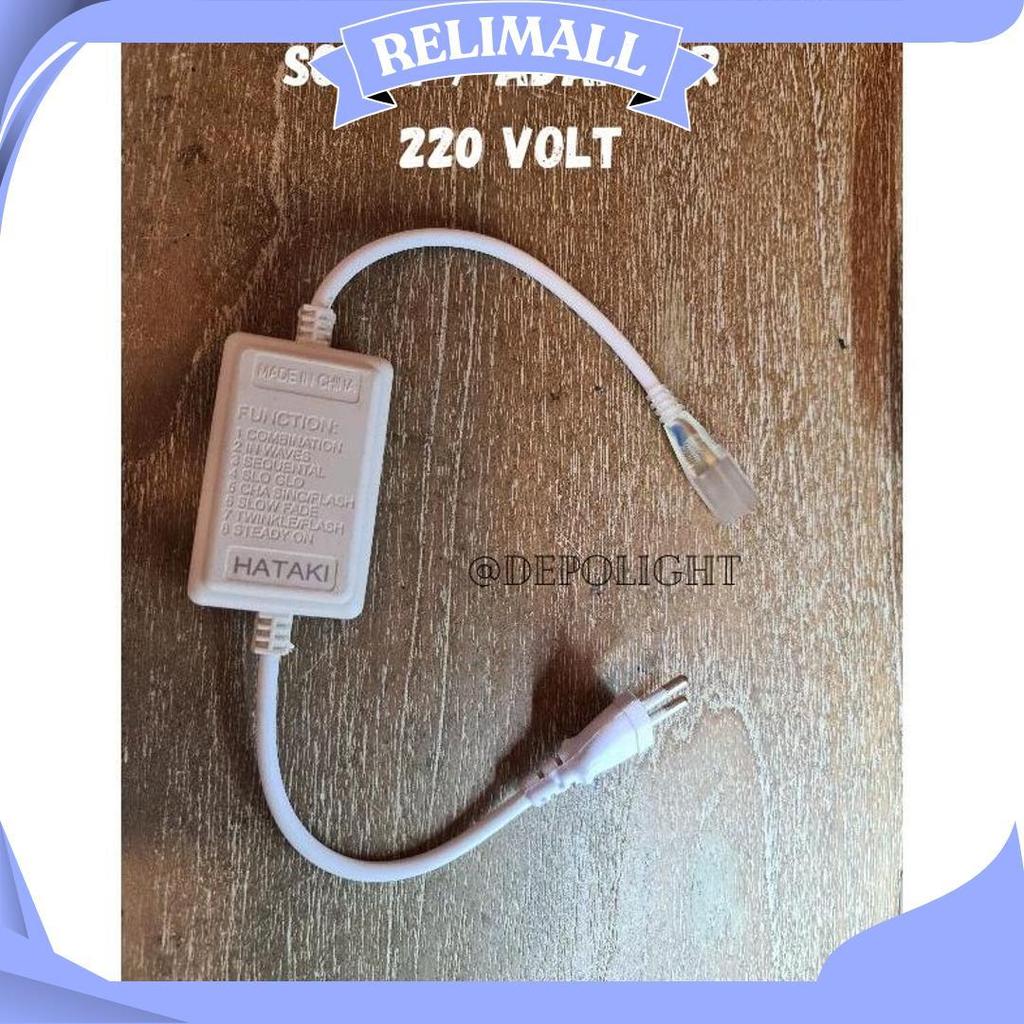 Soket Lampu Strip/Soket Rgb/Controller Rgb/Neon Flex/Adaptor Led Strip 220 Volt Promo