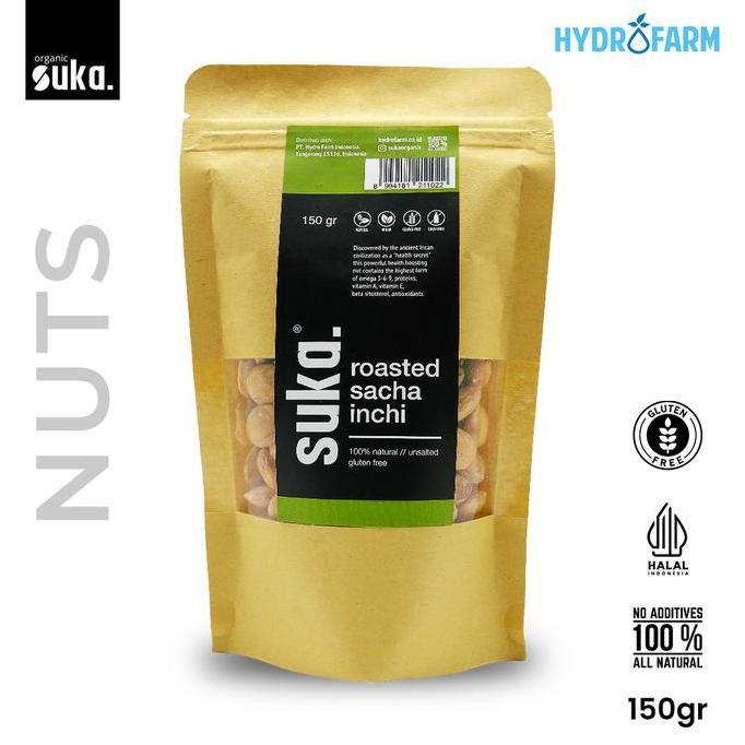 Suka - Roasted Sacha Inchi / Kacang Sacha Inchi Panggang 150Gr