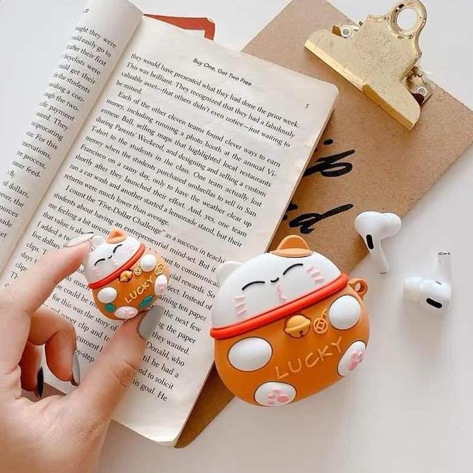 LUCKY CAT SERIES - Airpods Case Lucky Cat Gen 1 2 3 PRO