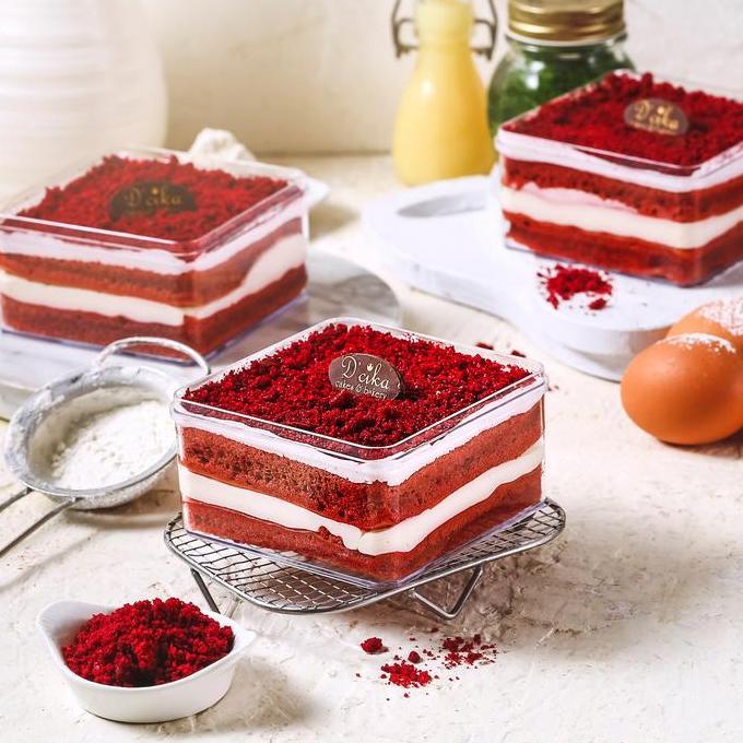 D'Cika Dessert Box Red Velvet