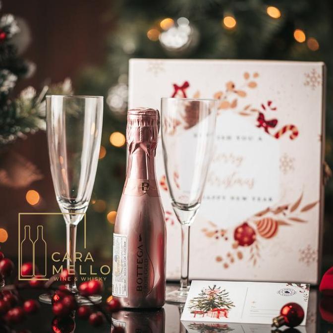 Christmas Hamper Wine - Mini Bottega Set - Caramello Premium Gift