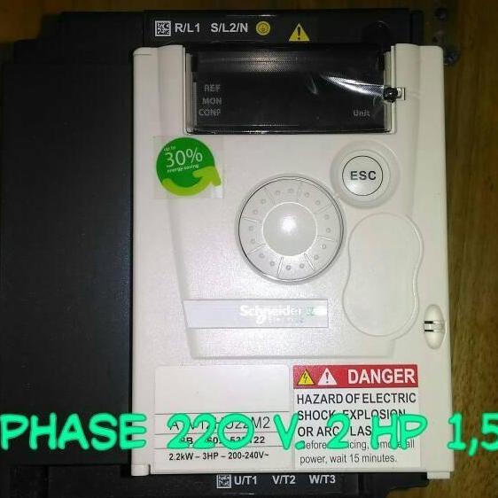 Promo INVERTER 1 PHASE 220 V 1,5 KW SCHNEIDER Diskon