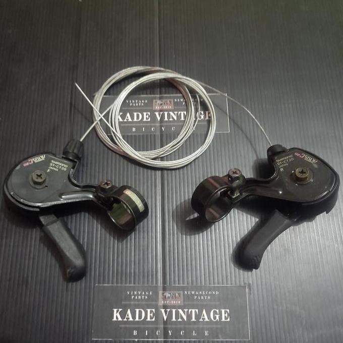 SHIFTER 3 X 6 SPEED SHIMANO ALTUS C20 VINTAGE PART C 20 VIA JAPAN ORIGINAL DAN TERPERCAYA