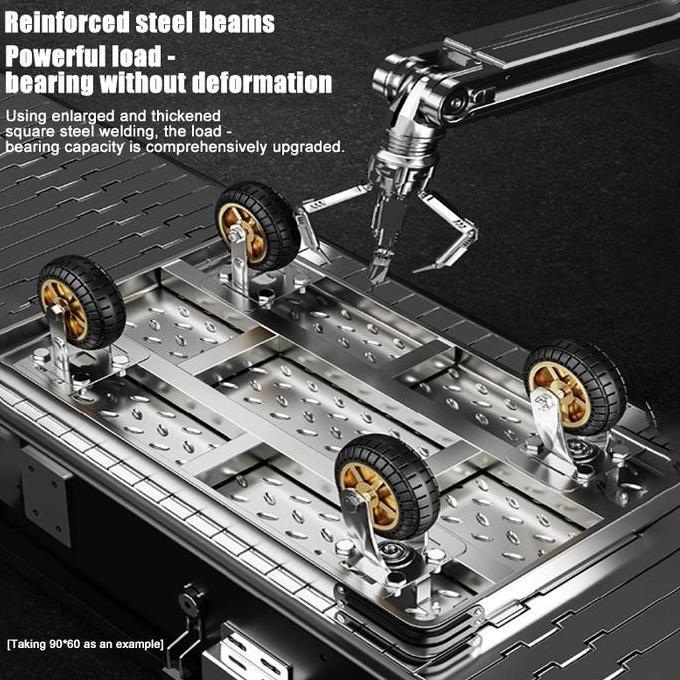 Easyshop Troli Barang Lipat Handtruck Besi 1000Kg Troli Lipat Trolley Hand Truck Model Troli Barang 