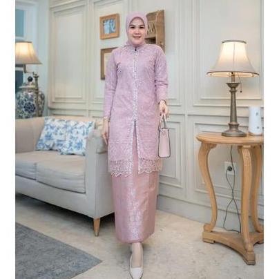 Setelan Kebaya Tunik Novi Free Hijab Kebaya Kondangan Kebaya Kebaya Wisuda Kebaya Wanita