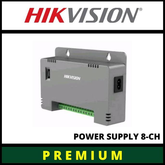 Promo POWER SUPPLY CCTV HIKVISION 8 CHANNEL Diskon